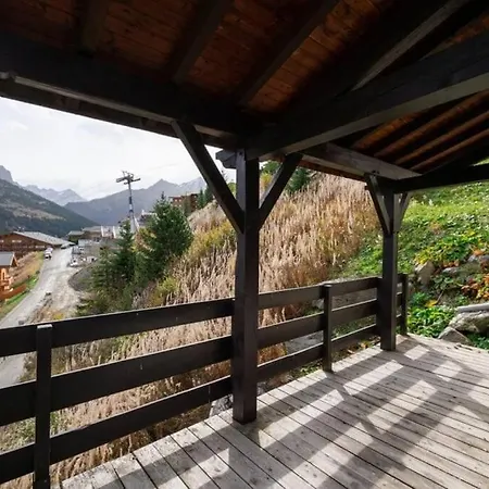 L'Arc-En-Ciel - Appartement Sur Les Hauteurs Du Mottaret Avec Acces Aux Pistes Les Allues Exterior photo
